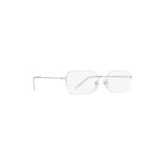 Invisible Rectangle Sunglasses in Silver - Image 4